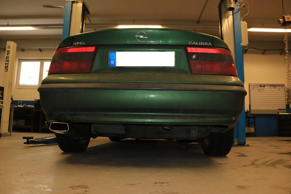 Opel Calibra A/ Calibra A 4x4  Endschalldämpfer Ø50mm - 145x65 Typ 59