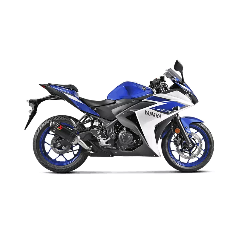 Akrapovic Slip-On Line (Carbon) Auspuff für Yamaha YZF-R25 2014-2016 / YZF-R3 2015-2016
