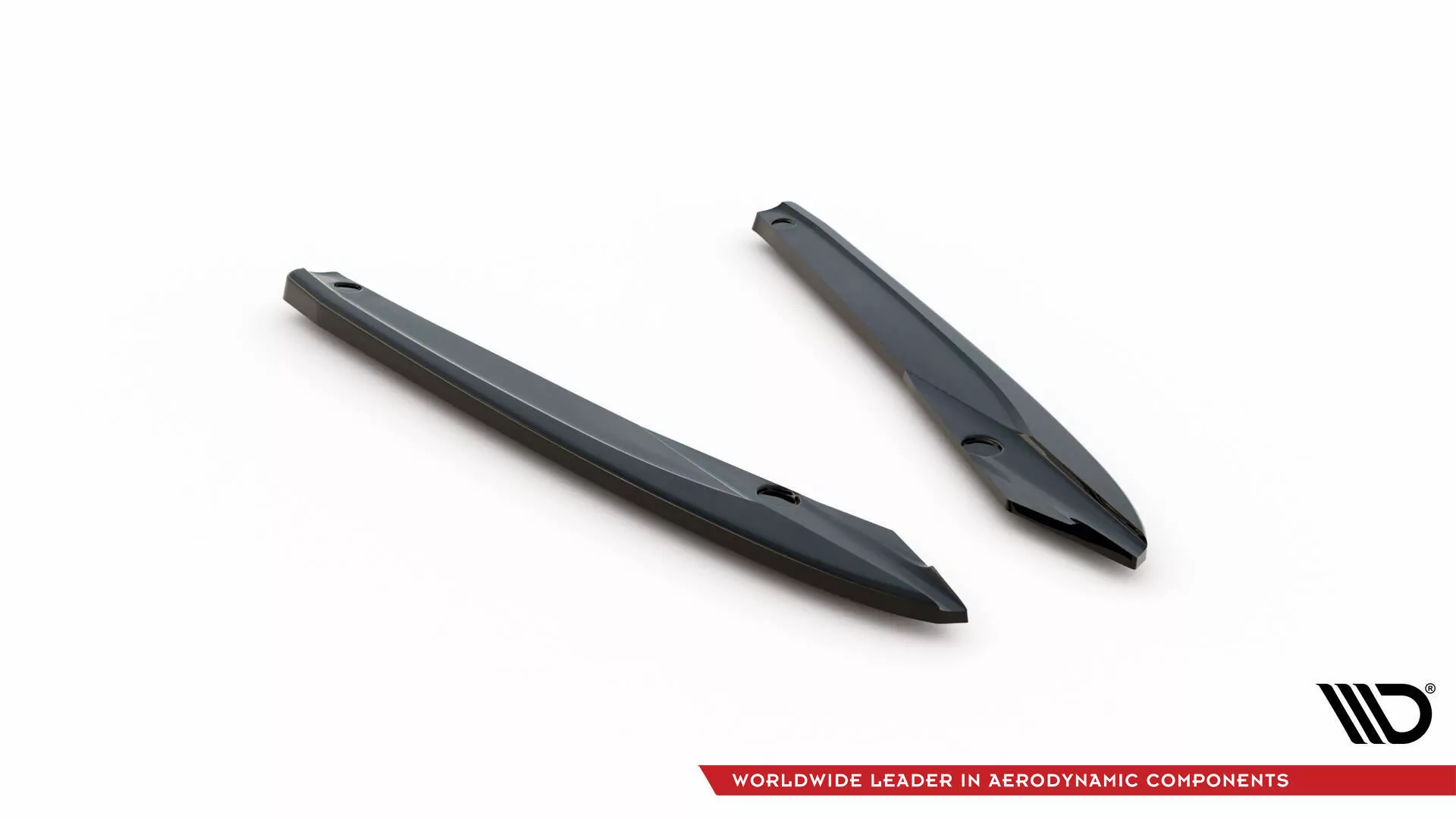 Heck Ansatz Flaps Diffusor V.2 Für Seat Leon ST FR Mk4 Schwarz Hochglanz