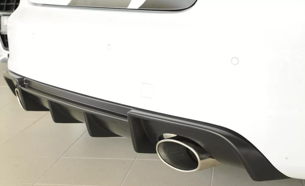 Rieger Heckeinsatz für Audi A3 (8V) - 5-tür. (Sportback 8VA) 07.12-08.16 (bis Facelift) carbon optik