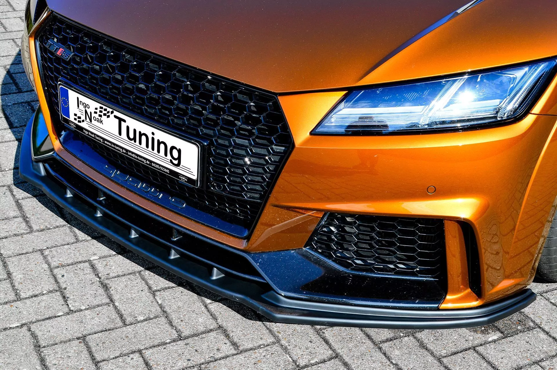Spoilerschwert Frontspoiler Cuplippe aus ABS für Audi TTRS 8S