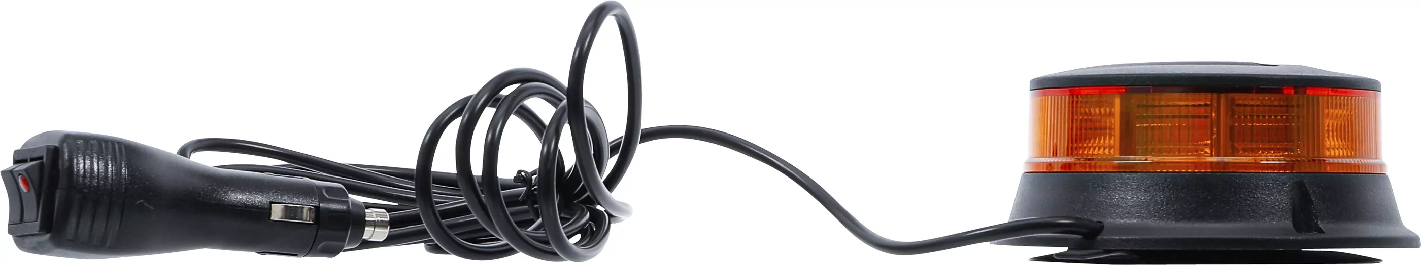 Rundumkennleuchte | gelb | mit Magnet | 12 V / 24 V | Ø 130 mm