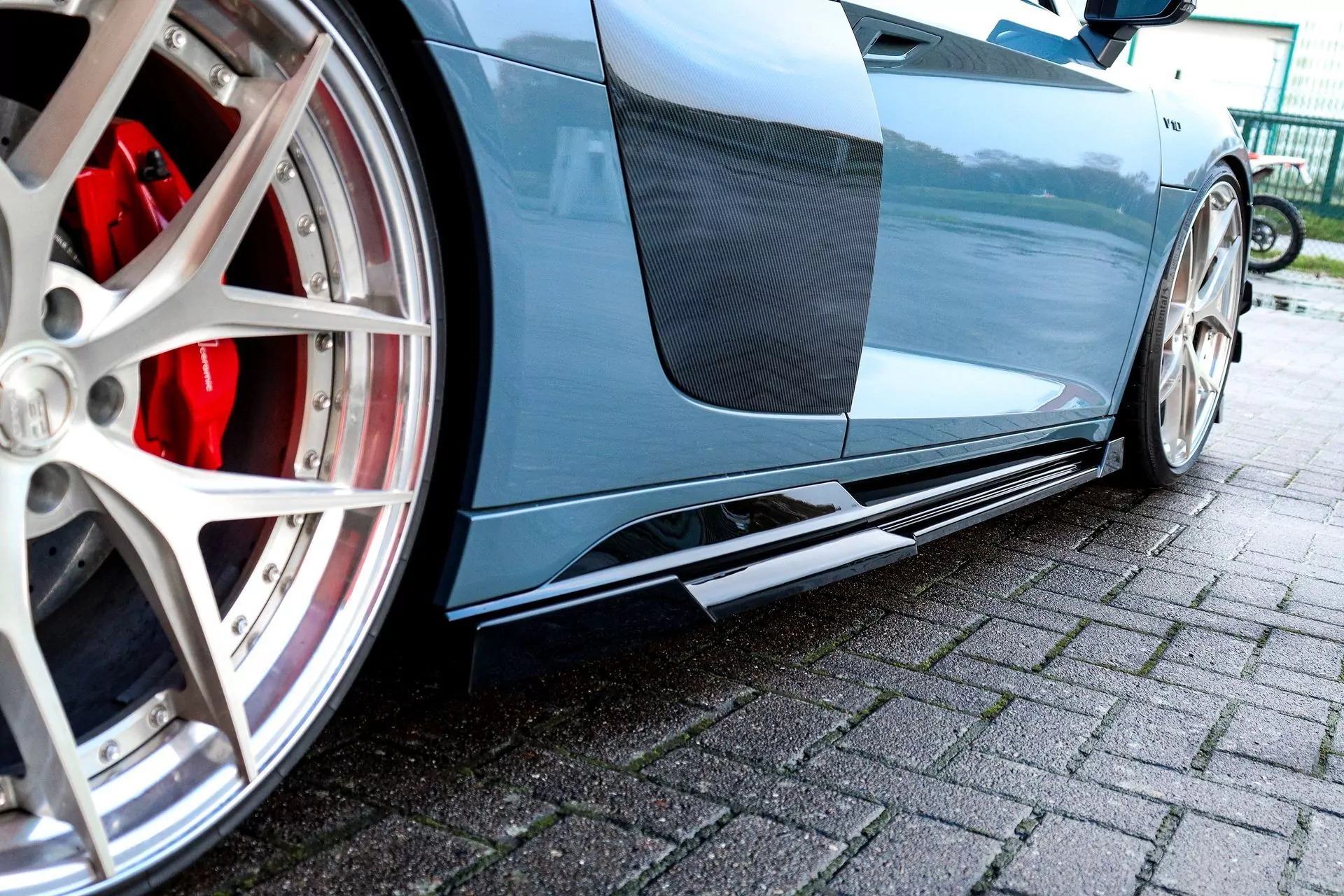 Cup Seitenschweller mit Wings vorne und hinten für Audi R8 4S Facelift ab Bj. 2019 -