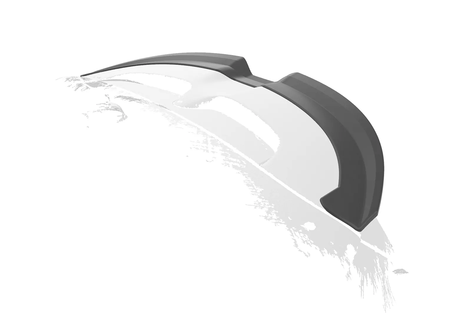 Heckflügel mit ABE für Mini F55 / F56 JCW / JCW-Trim HF946 Schwarz Strukturiert