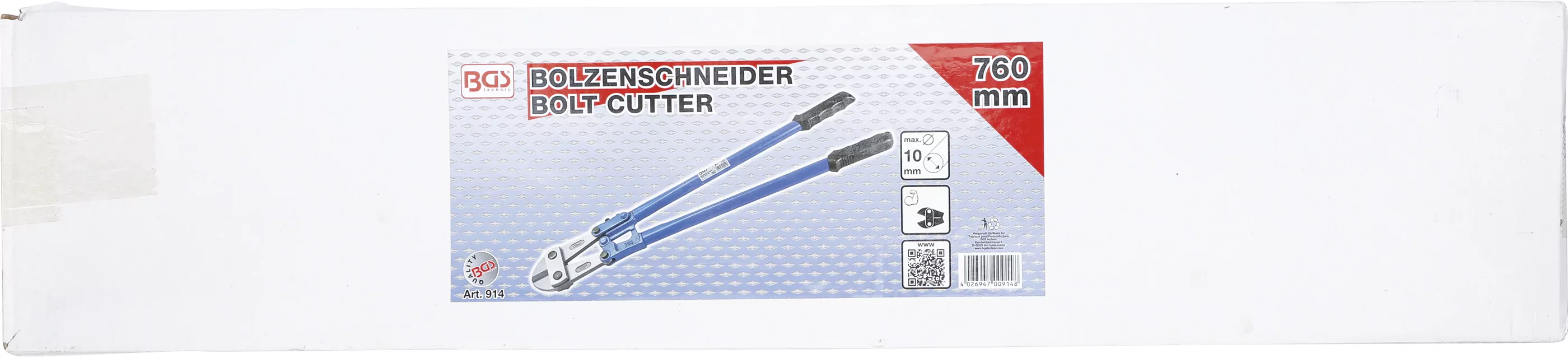 Bolzenschneider mit gehärteten Backen | 760 mm