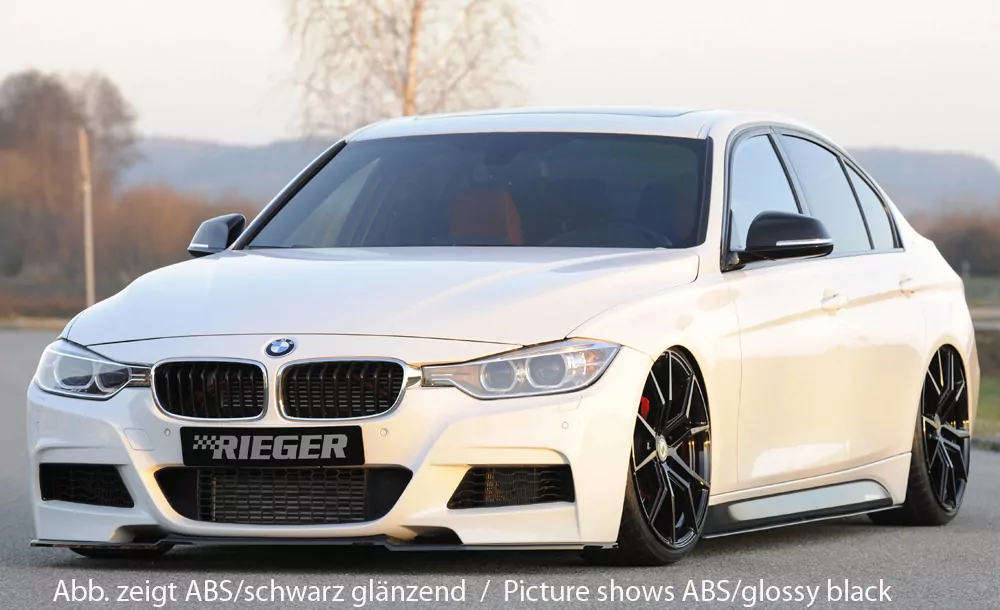 Rieger Spoilerschwert für BMW 3er F30  (3L) | Lim. 07.15- (ab Facelift) LCI nur für M-Paket-Frontschürze