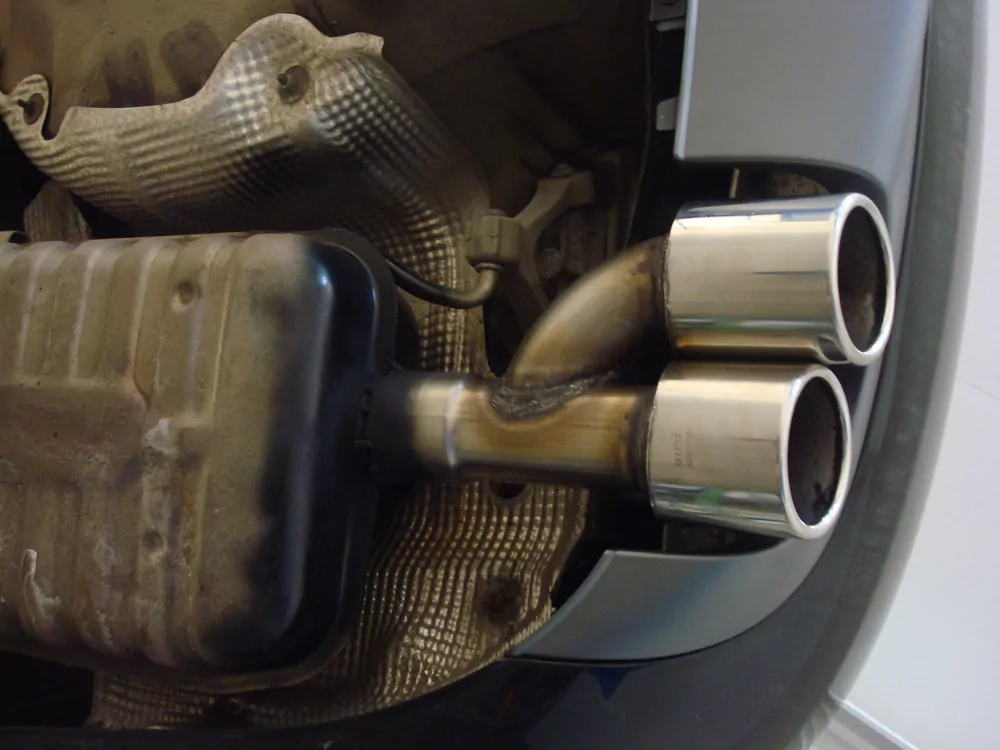 Audi A4 B7 - 1,8l T  Endrohrpaar zum Aufschweißen - 2x88x74 Typ 32 rechts/links