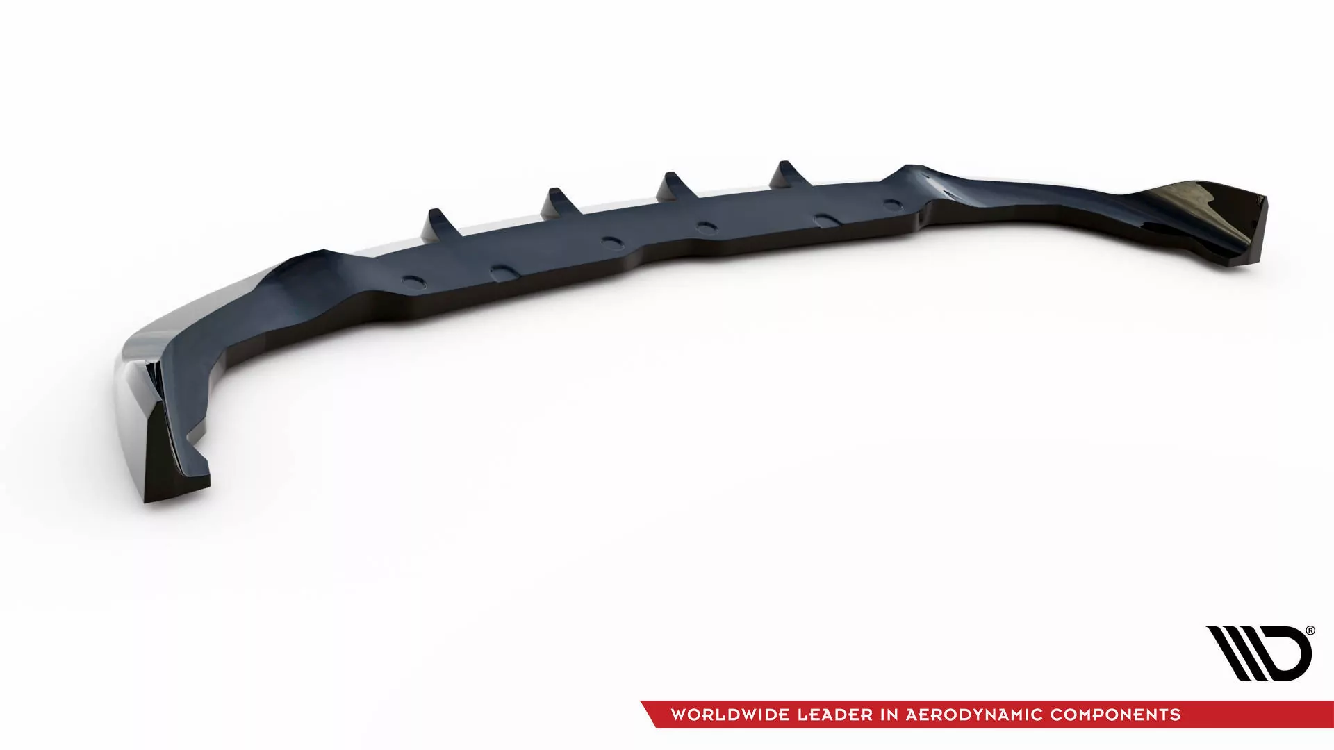 Front Ansatz V.7 Für BMW 1er F40 M-Paket / M135i  Schwarz Hochglanz