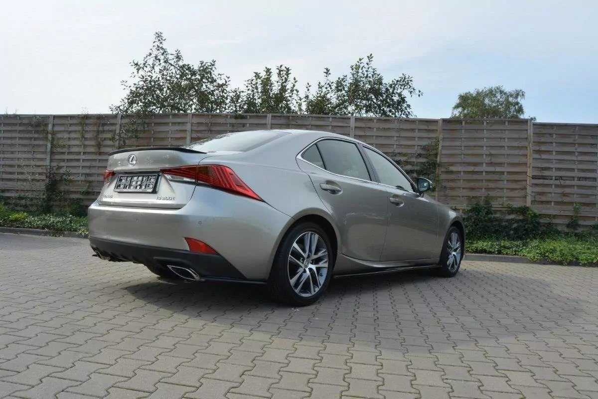 Spoiler CAP Passend Für Passend Für Lexus IS Mk3 Schwarz Hochglanz Schwarz Hochglanz