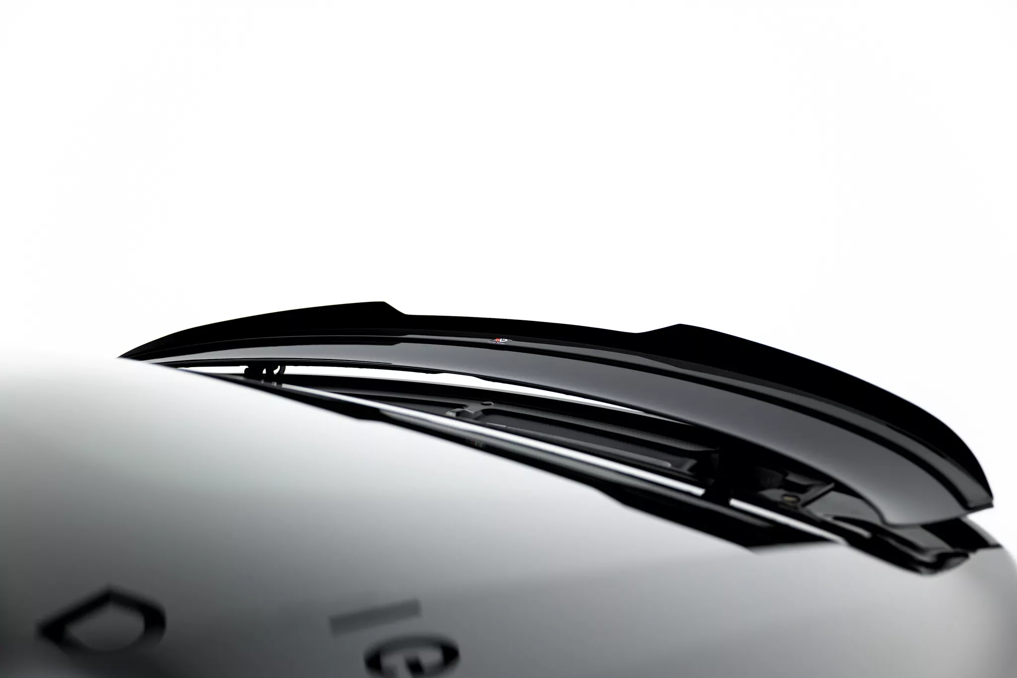 Spoiler CAP Für BMW 3er GT M-Paket F34 Schwarz Hochglanz