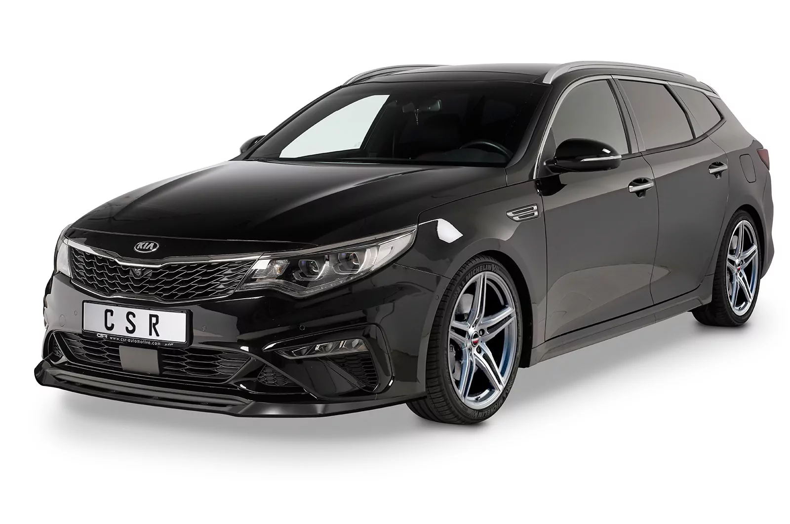 Cup-Spoilerlippe mit ABE für Kia Optima (JF) GT/GT-Line CSL469-M Carbon Look (matt)