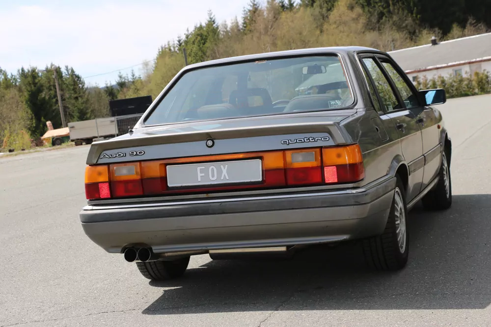 Audi 80/90 Typ 85 quattro Facelift  Endschalldämpfer - 2x76 Typ 10