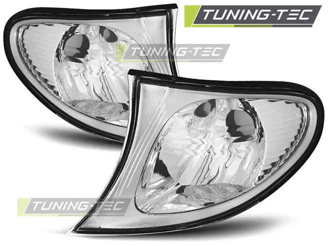 Front Direction Chrome Rand Fits Bmw E46 09.01-03.05