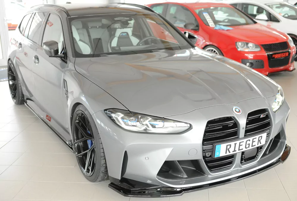 Rieger Spoilerschwert glanz schwarz für BMW 4er G83 M4 (G234M) Cabrio 06.21-