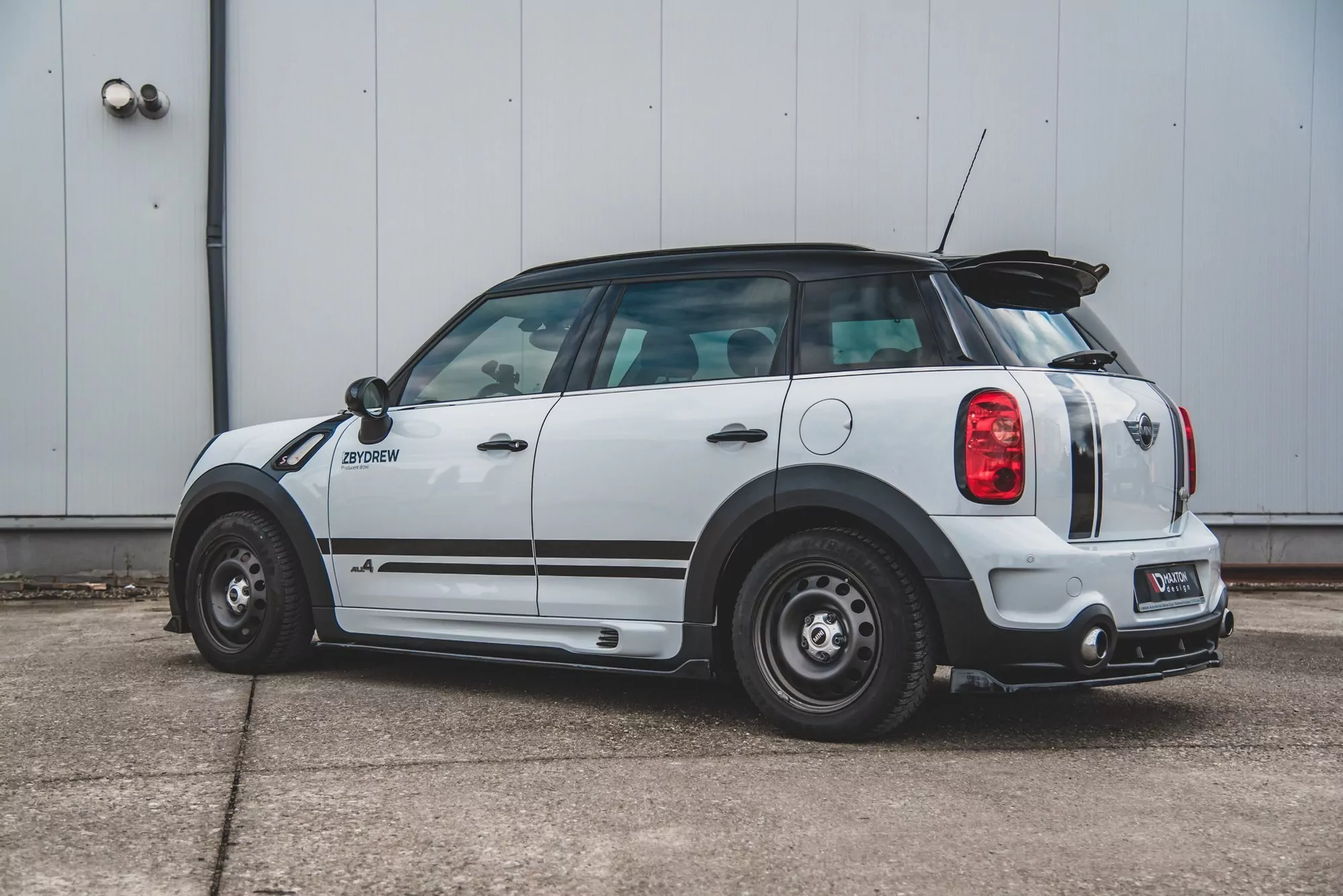 Seitenschweller Ansatz Passend Für Passend Für Mini Countryman Mk1 JCW  Schwarz Hochglanz Schwarz Hochglanz