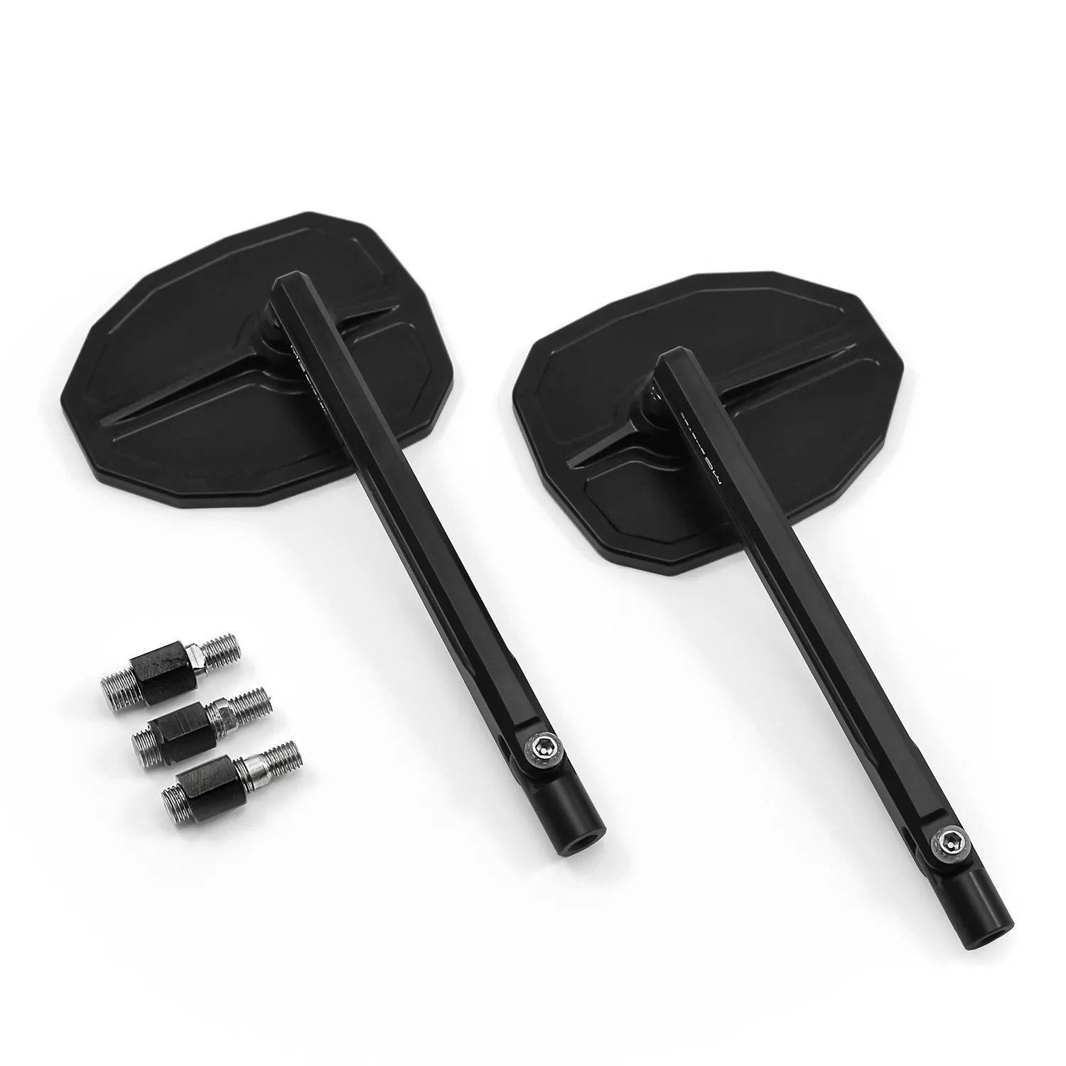 MG Biketec Spiegel Set für M8 x 1,25 mm Gewinde für Aprilia Tuono V4 ab 2011