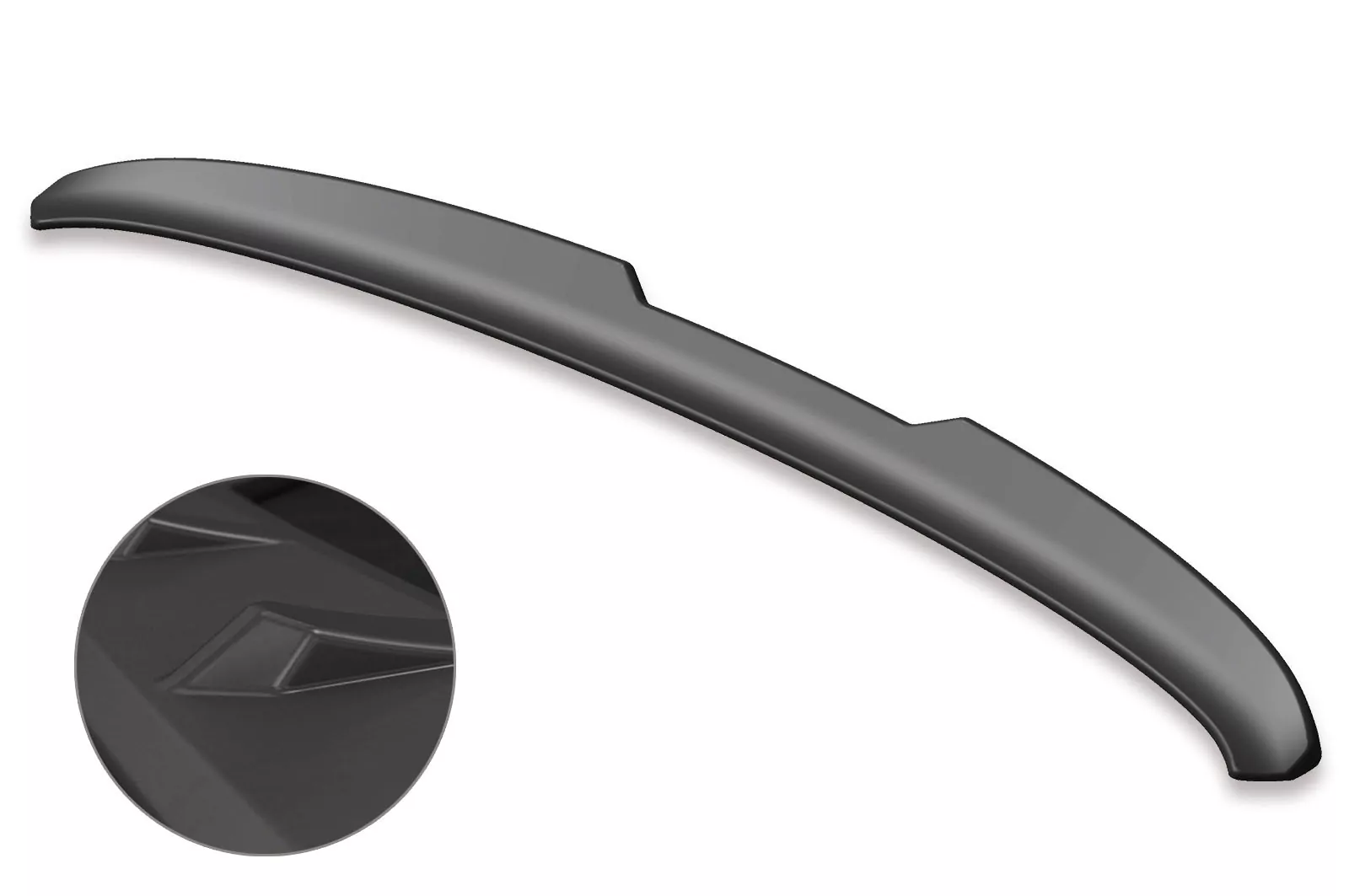 Heckflügel mit ABE für VW Golf 7 GTI Clubsport Lackierfreundlich (schwarz matt)