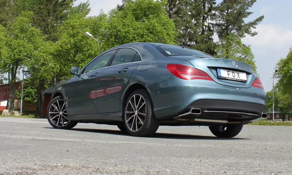 Mercedes CLA - C117/ X117 Frontantrieb  Endschalldämpfer quer Ausgang rechts/links - 145x65 Typ 59 rechts/links