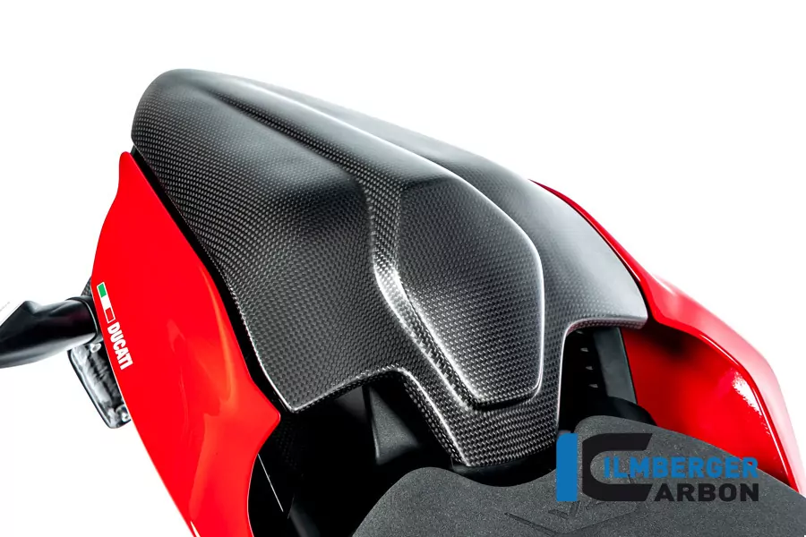 Ilmberger Carbon Sitzbankabdeckung matt für Ducati Streetfighter V4 V2 2020-