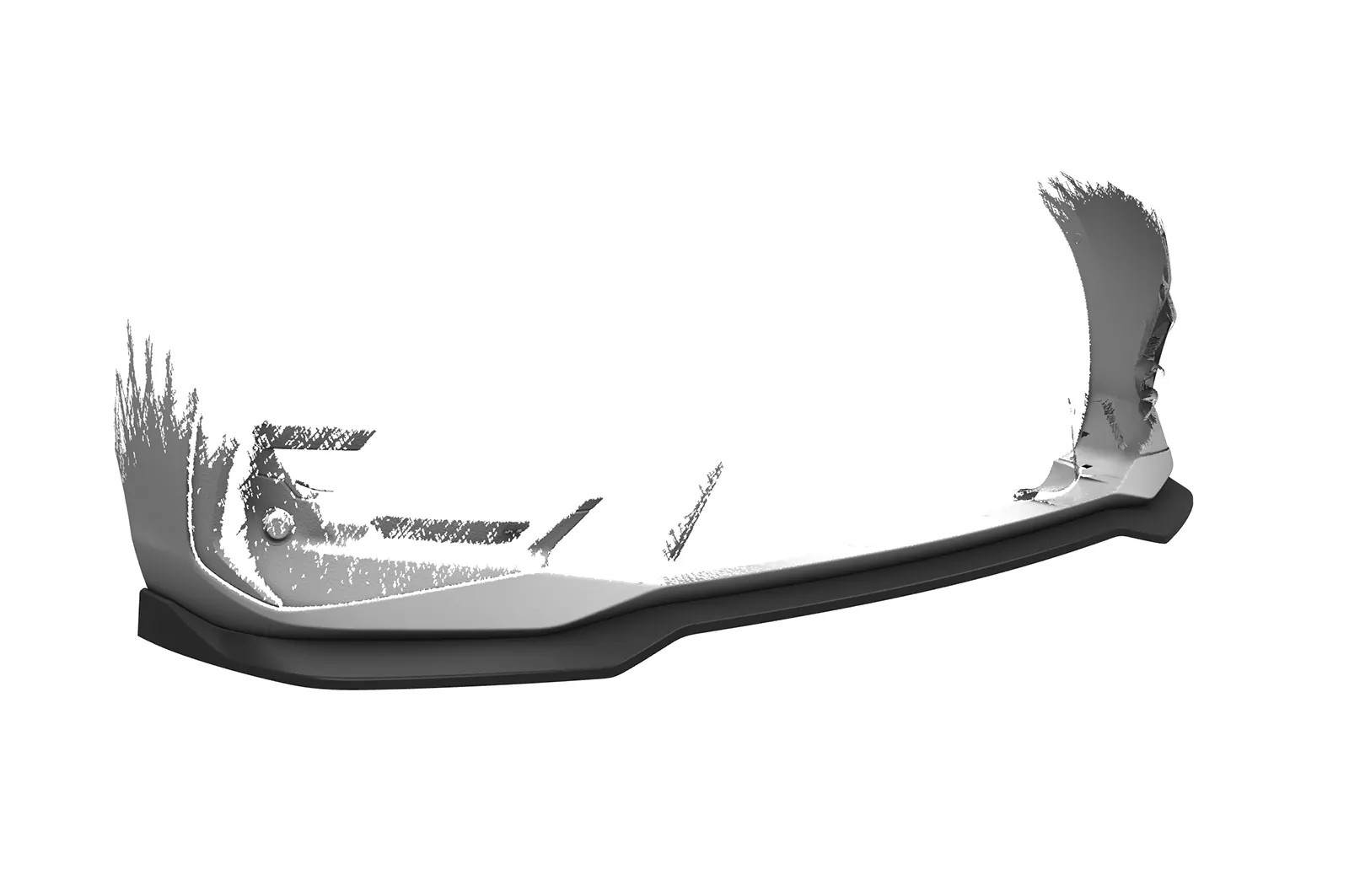 Cup-Spoilerlippe mit ABE für BMW 2er (F45) Active Tourer CSL623 Schwarz Strukturiert