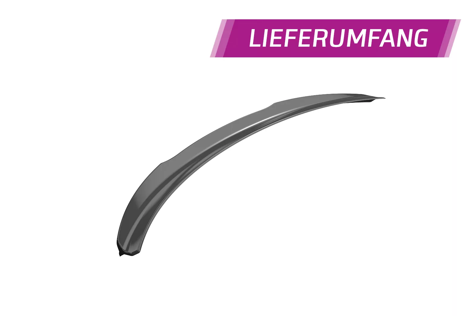 Heckflügel mit ABE für Mercedes Benz GLC (C253) Coupe HF009 Schwarz Strukturiert