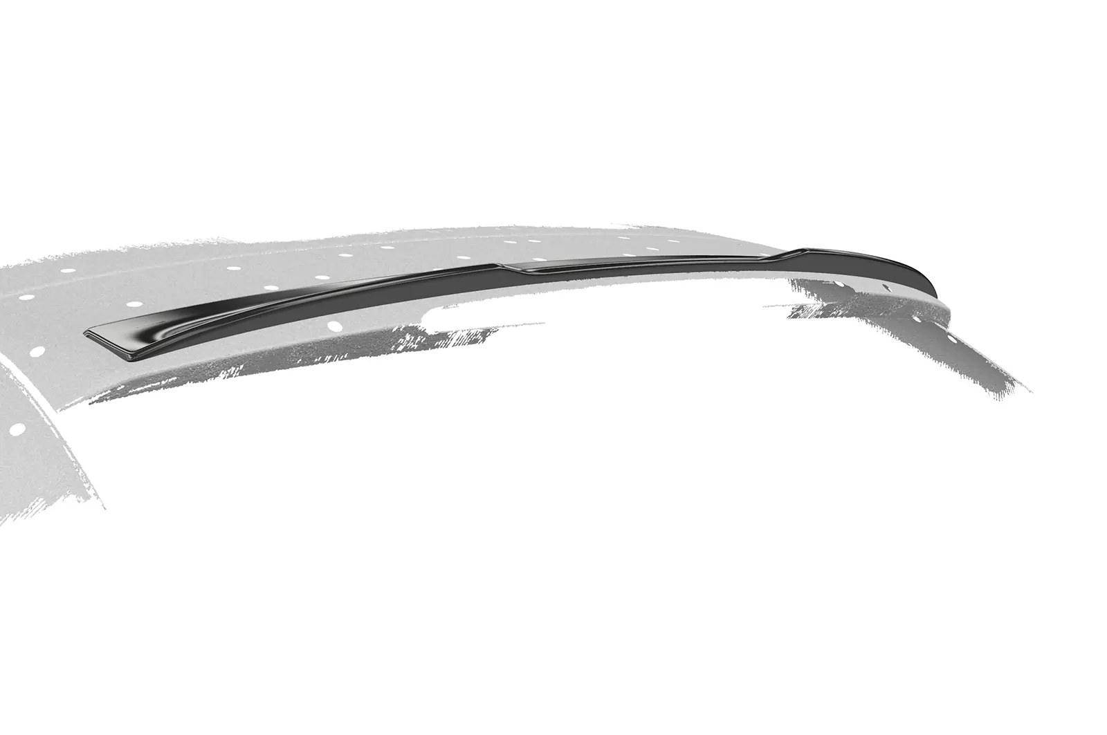 Heckflügel mit ABE für BMW 5er F11 Touring HF114 Schwarz Strukturiert