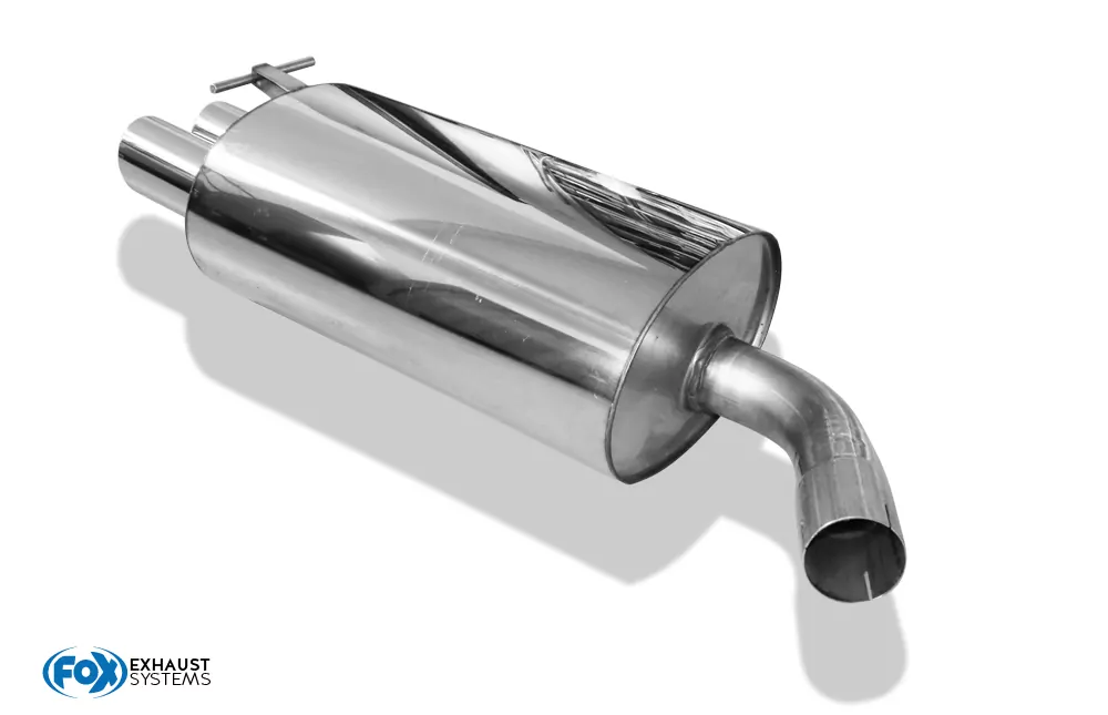 BMW X3 - X53  Endschalldämpfer auf original Vorschalldämpfer - 2x80 Typ 25