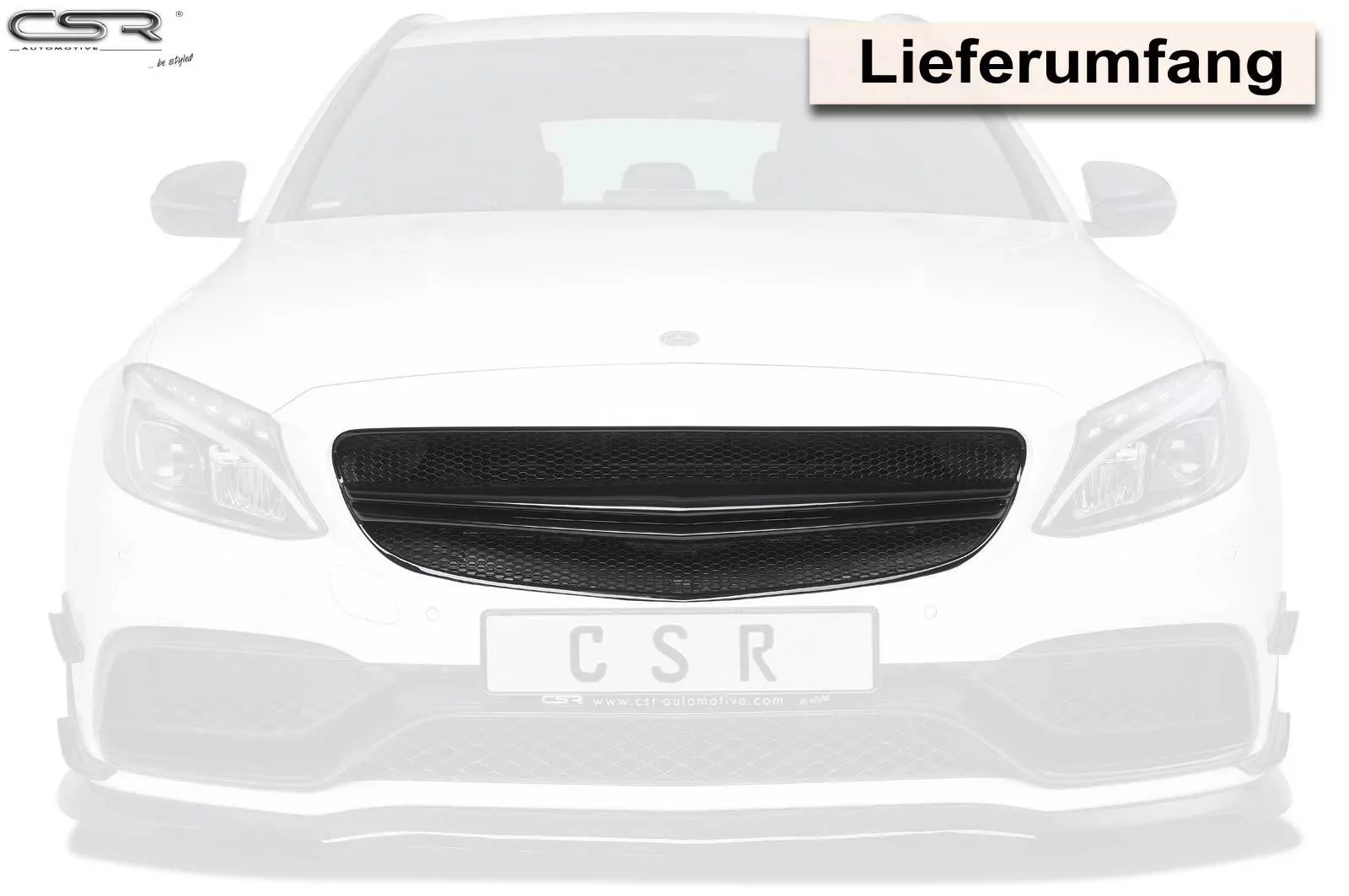 Kühlergrill Frontgrill für Mercedes Benz C-Klasse 205 GL060