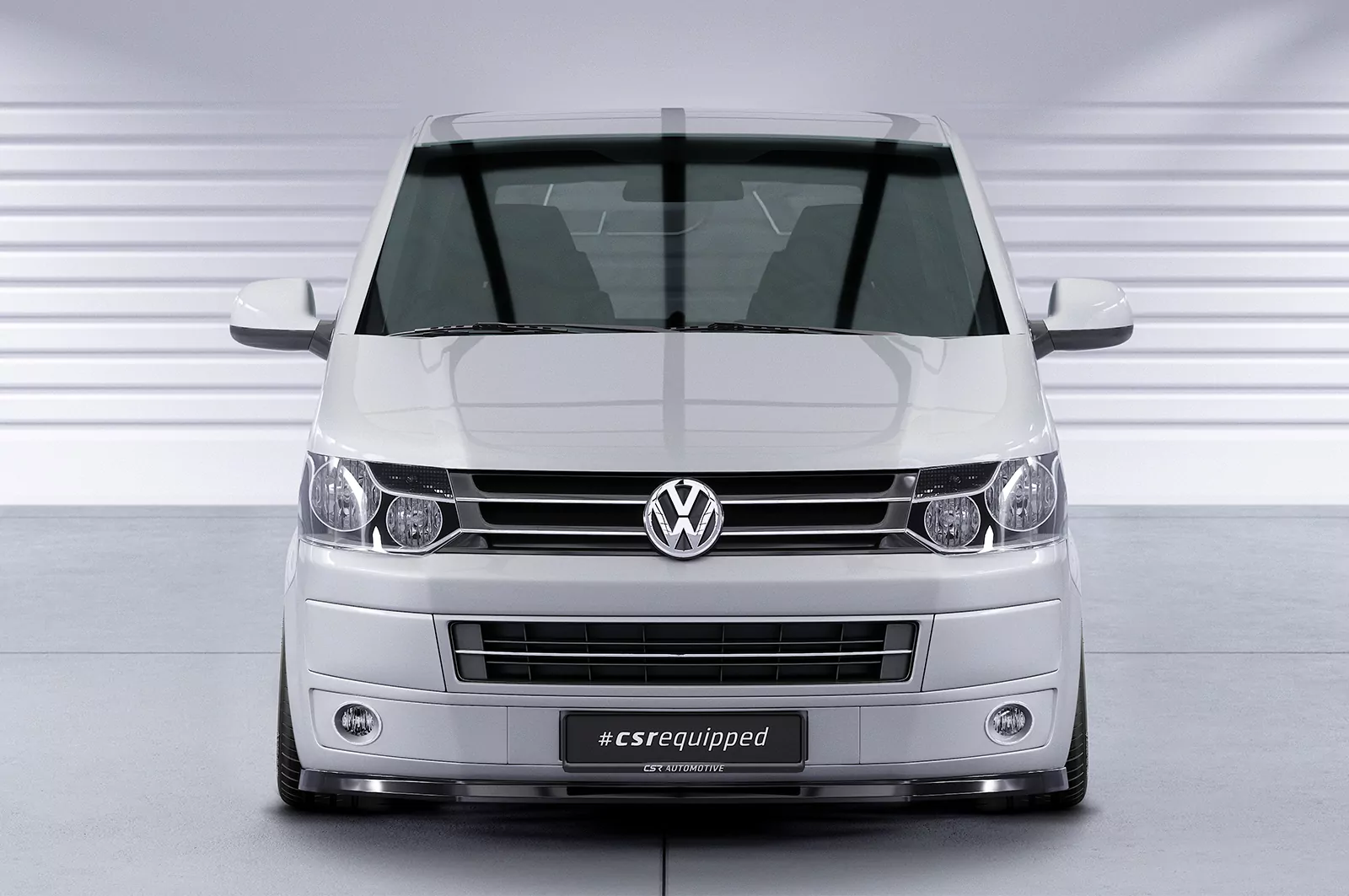 Cup-Spoilerlippe mit ABE für VW T5 CSL363 Strukturiert (schwarz matt)