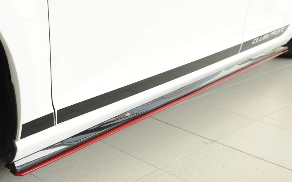 Rieger Seitenschwelleransatz für VW Golf 7 R-Line | 3-tür. 02.17- (ab Facelift) nur für Clubsport u. R-Line Seitenschweller