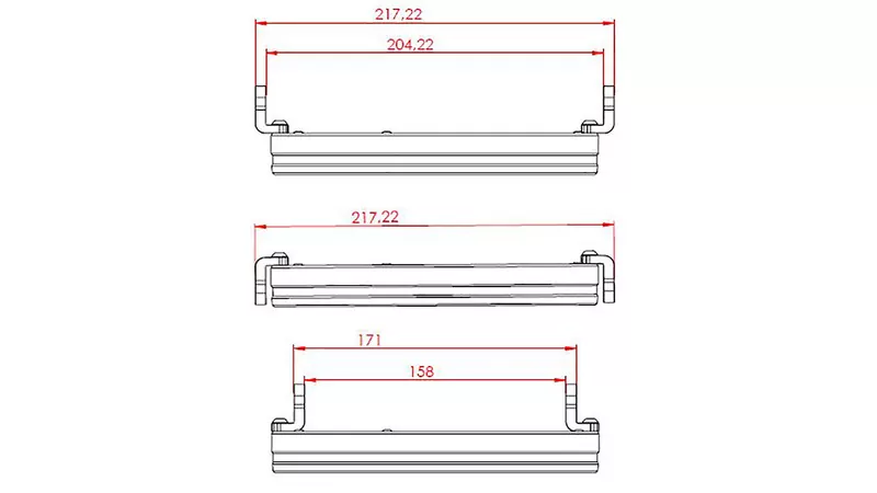 HIGHSIDER 7 Zoll LED-Hauptscheinwerfer Frame-R1 Typ 8, Schwarz, seitliche Befestigung