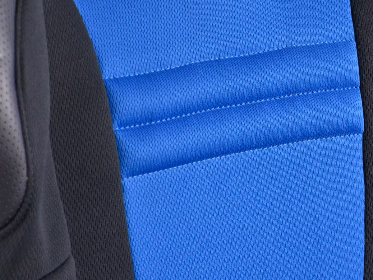 FK Sportsitz Bürodrehstuhl Racecar schwarz/blau Chefsessel Drehstuhl Bürostuhl