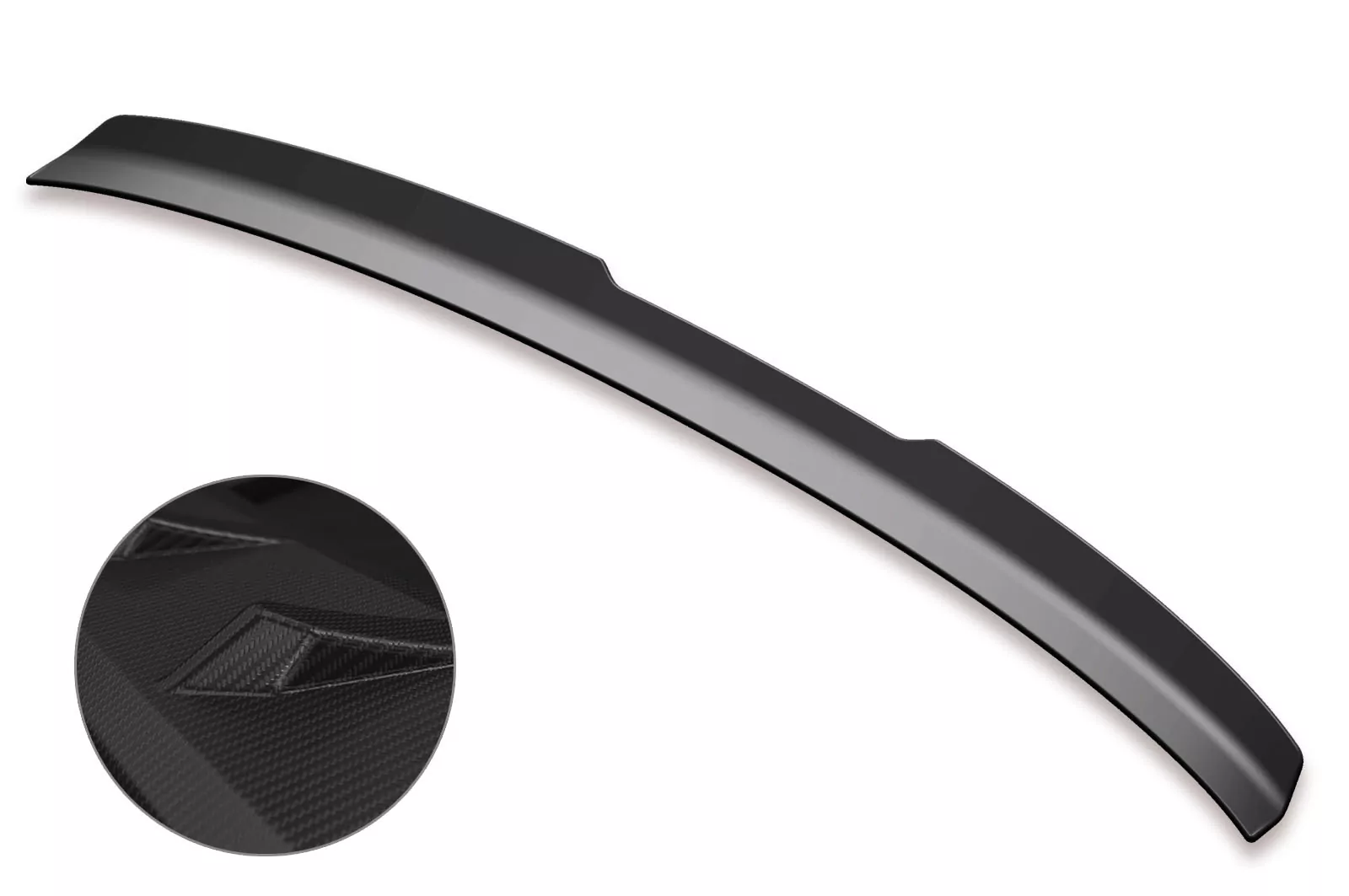 Heckflügel mit ABE für VW Polo V (Typ 6R, 6C) HF614-M Carbon Look (matt)