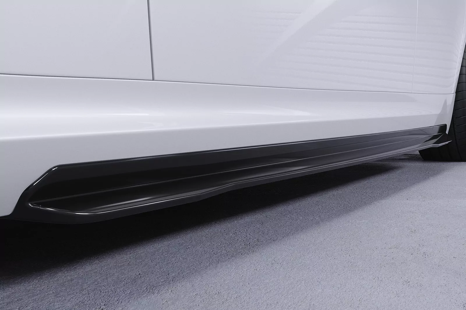 Seitenschweller für BMW 3er E90 / E91 SS513 Schwarz Strukturiert