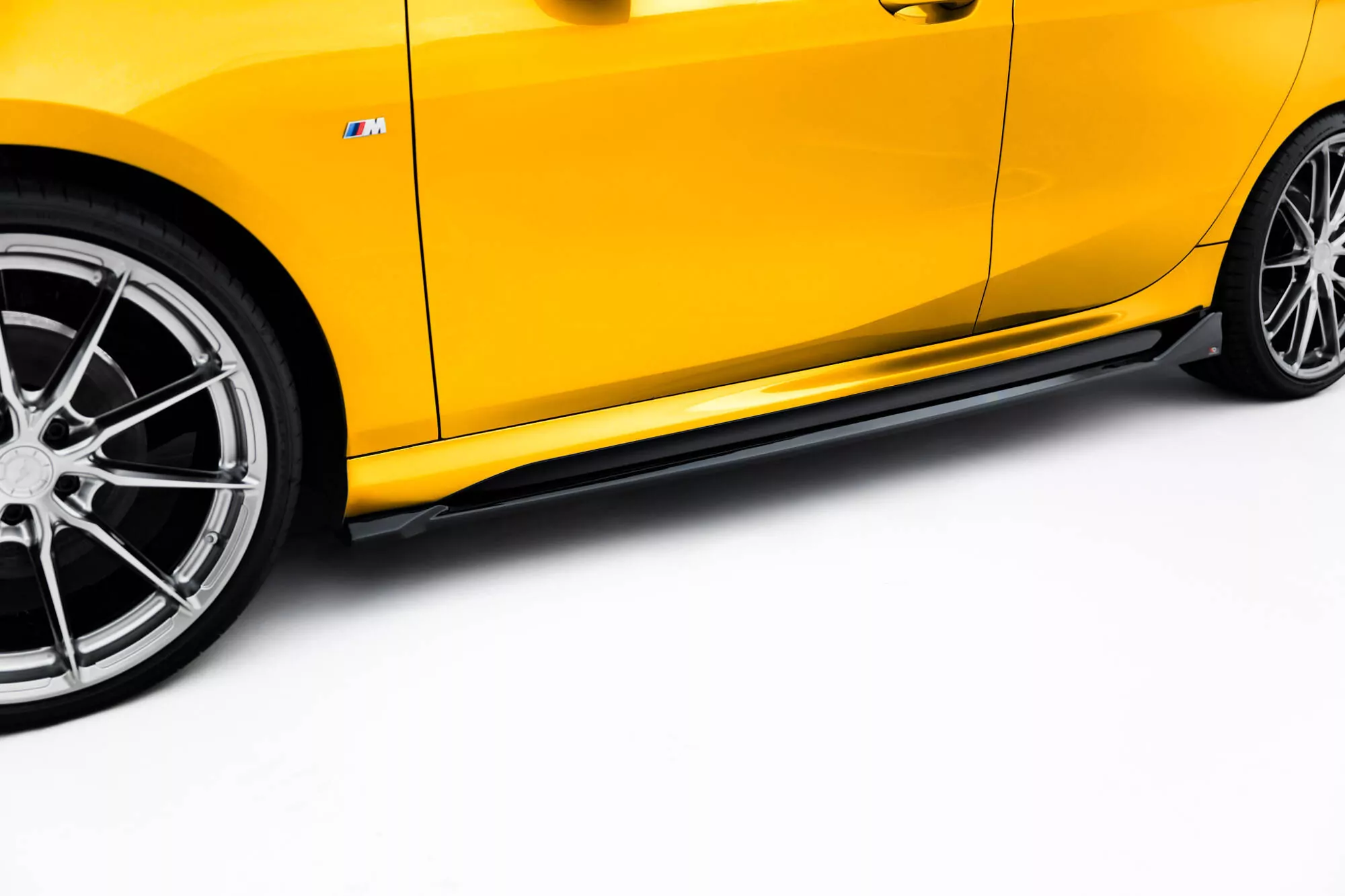 Seitenschweller Ansatz Für V.2 Für BMW M135i / 1 M-Paket F70 Schwarz Hochglanz