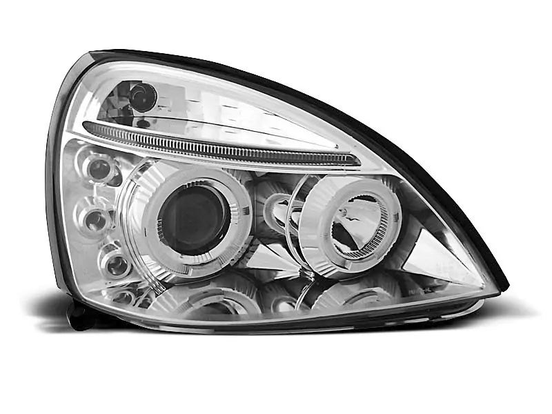 RENAULT CLIO II 06.01-09.05 ANGEL EYES CHROME