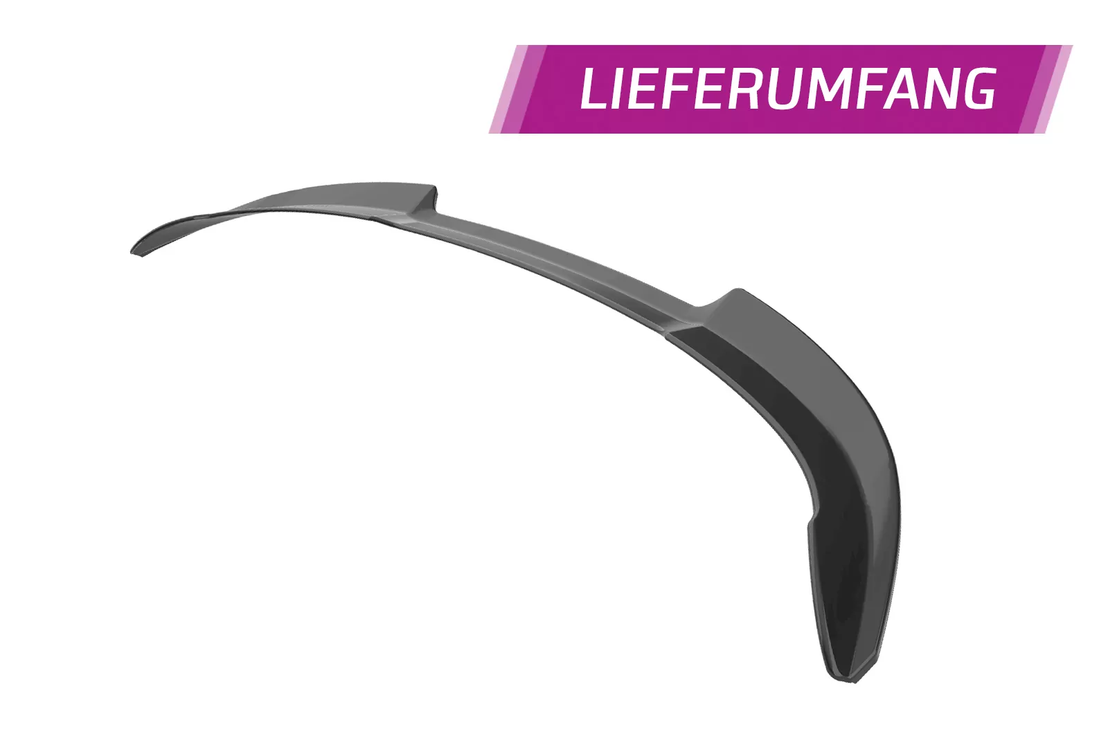 Heckflügel mit ABE für Mercedes Benz B-Klasse W247 HF856 Schwarz Strukturiert