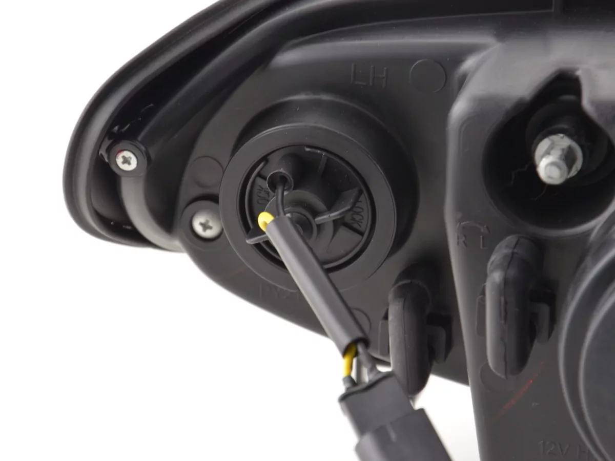 Scheinwerfer Set Angel Eyes BMW 3er E46 Limo/Touring Bj. 02-05 schwarz für Rechtslenker