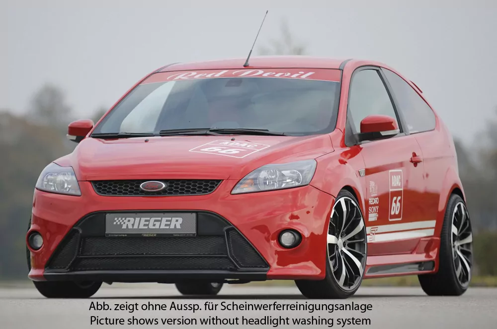 Rieger Spoilerstoßstange für Ford Focus 2 ST - 5-tür. 02.08-01.11 (ab Facelift) carbon optik