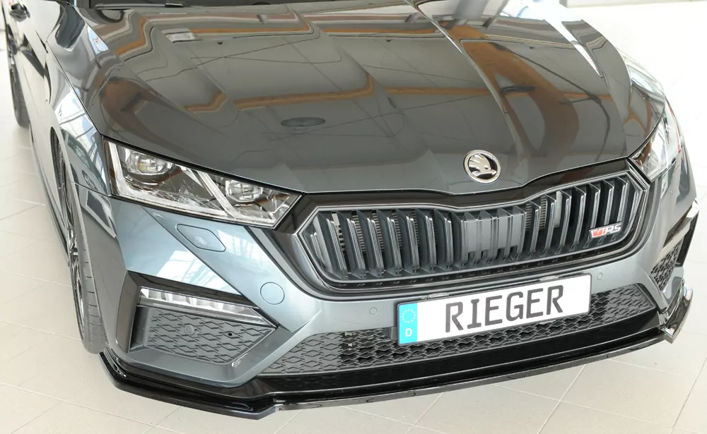 Rieger Spoilerschwert glanz schwarz für Skoda Octavia RS (NX) Lim. 07.20-07.24 (bis Facelift)
