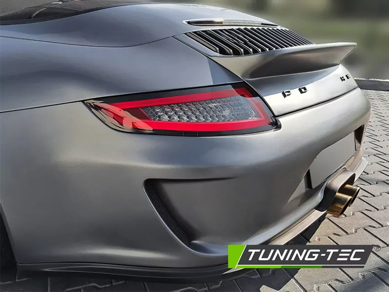 Led Bar Tail Lights Smoke Seq Fits Porsche 911 997 04-09