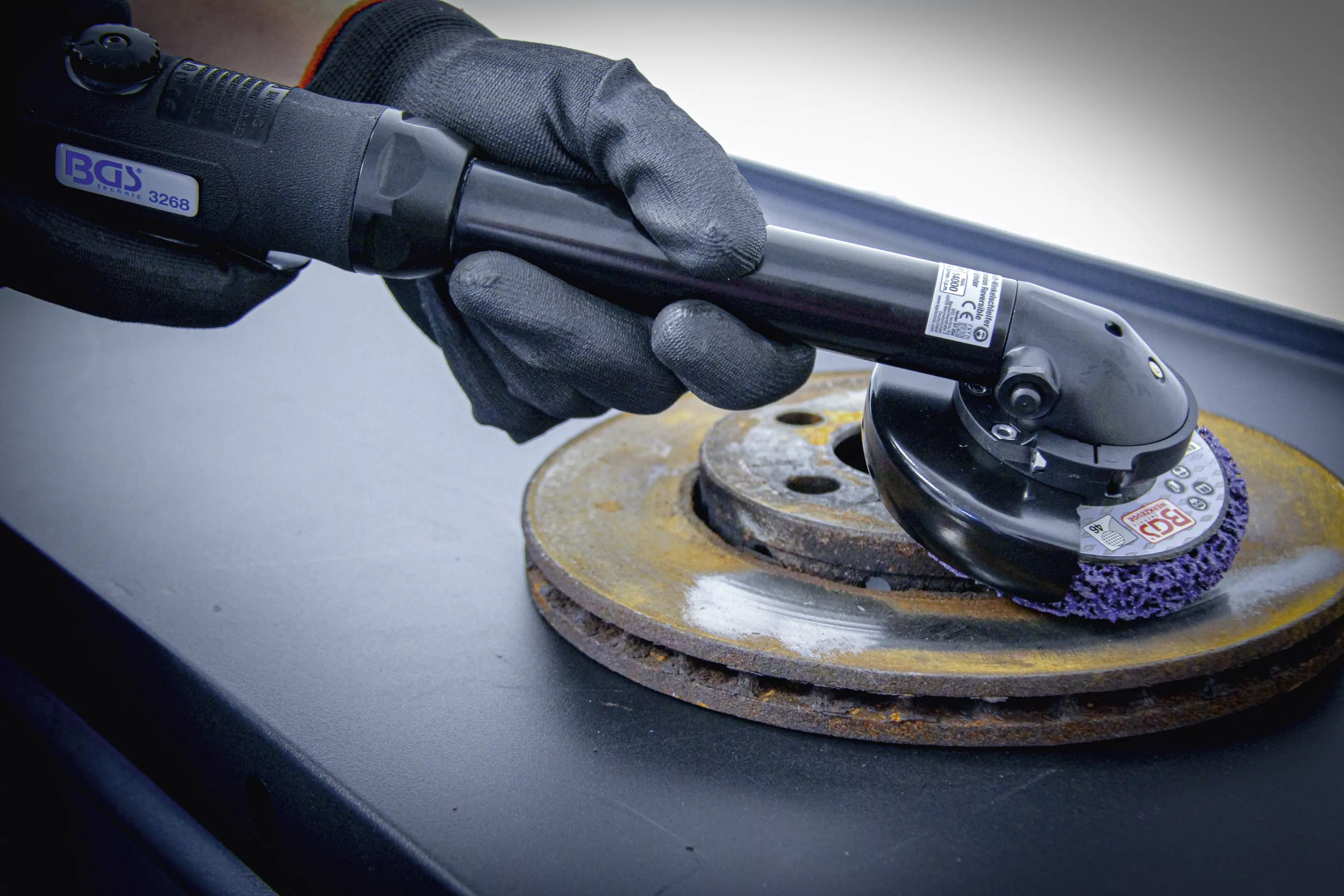 Abrasiv-Schleifscheibe | schwarz | Ø 100 mm | Aufnahmebohrung 16 mm