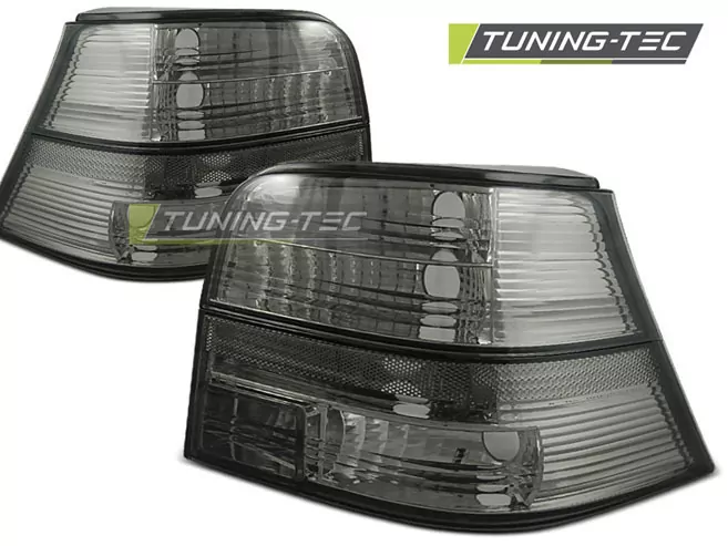 Tail Lights Crystal Smoke Fits Vw Golf 4 09.97-09.03