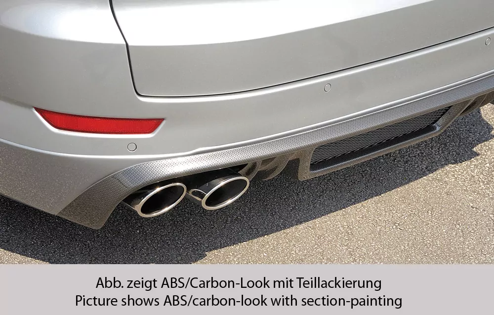Rieger Heckschürzenansatz SG-Design für Ford Mondeo (BA7) - Turnier 03.07-09.10 (bis Facelift) carbon optik