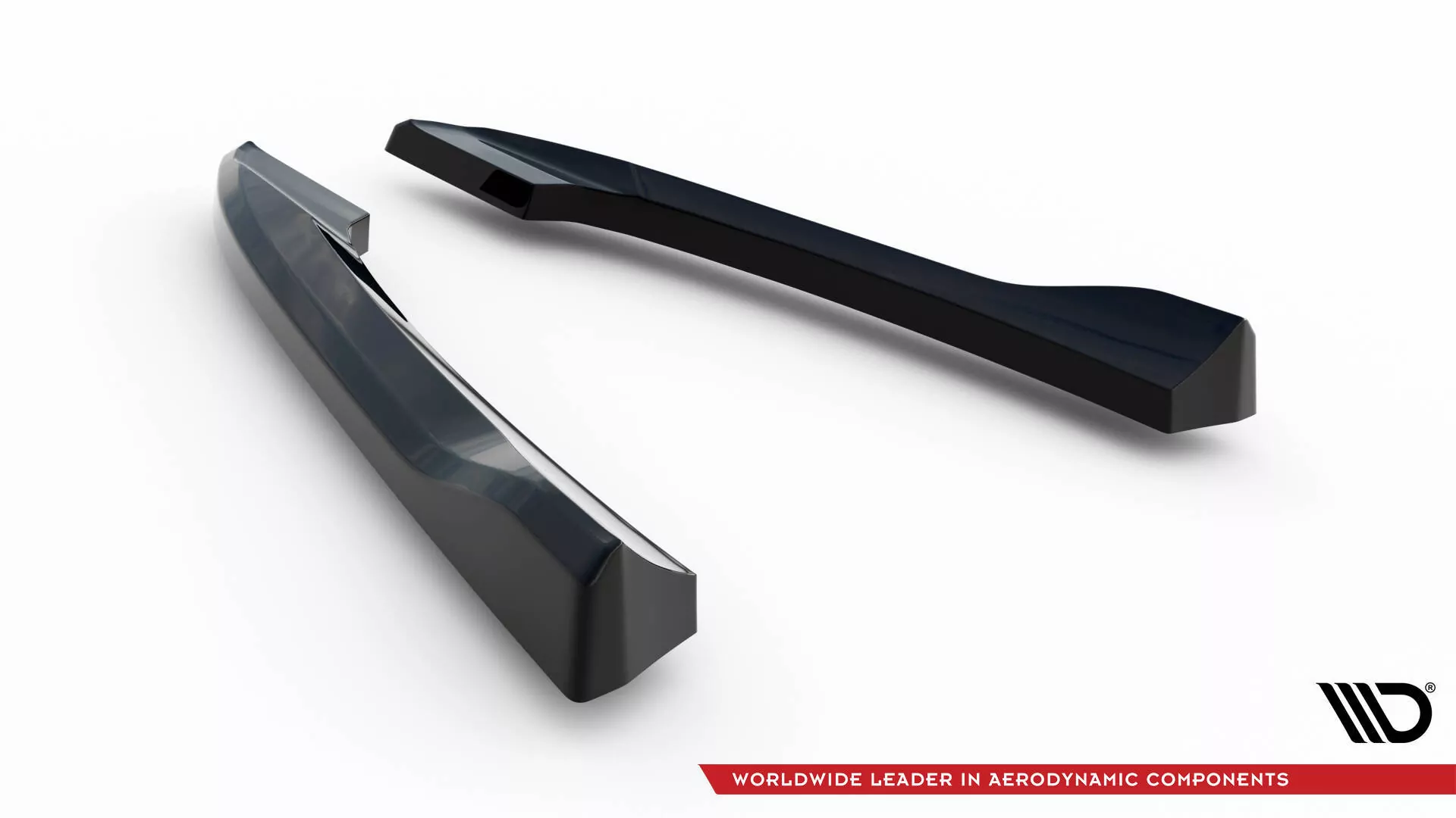 Heck Ansatz Flaps Diffusor V.2 Für Audi S5 / A5 S-Line Coupe / Cabriolet 8T Schwarz Hochglanz