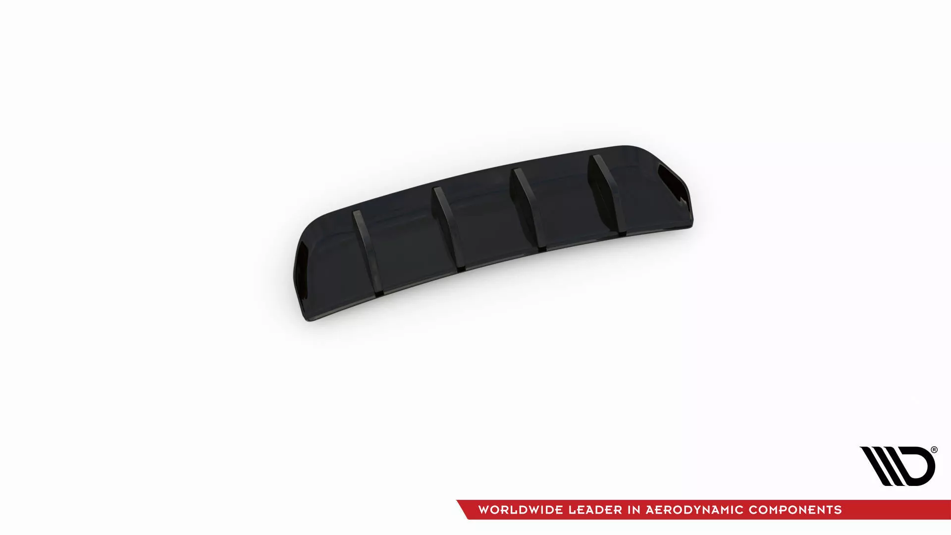 Diffusor Heck Ansatz Für Volkswagen Tiguan R Mk2 Facelift Schwarz Hochglanz