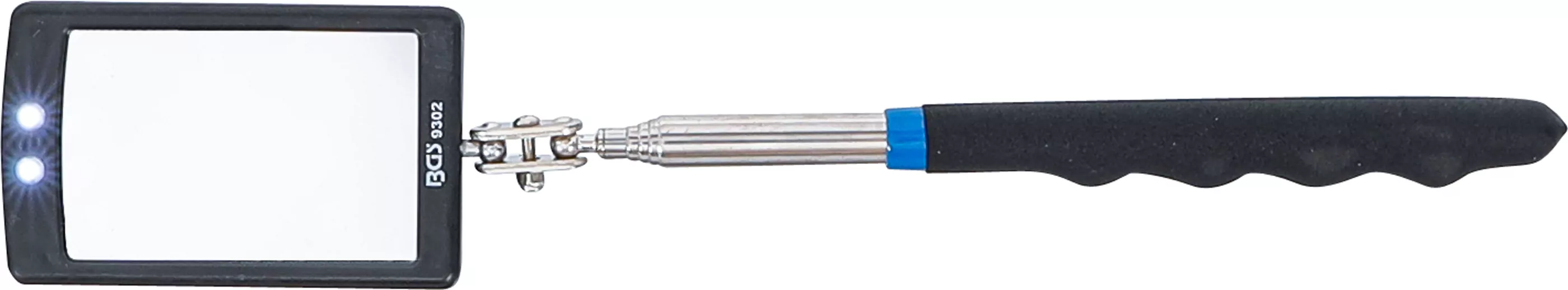 LED-Teleskop-Inspektionsspiegel | 285 - 870 mm