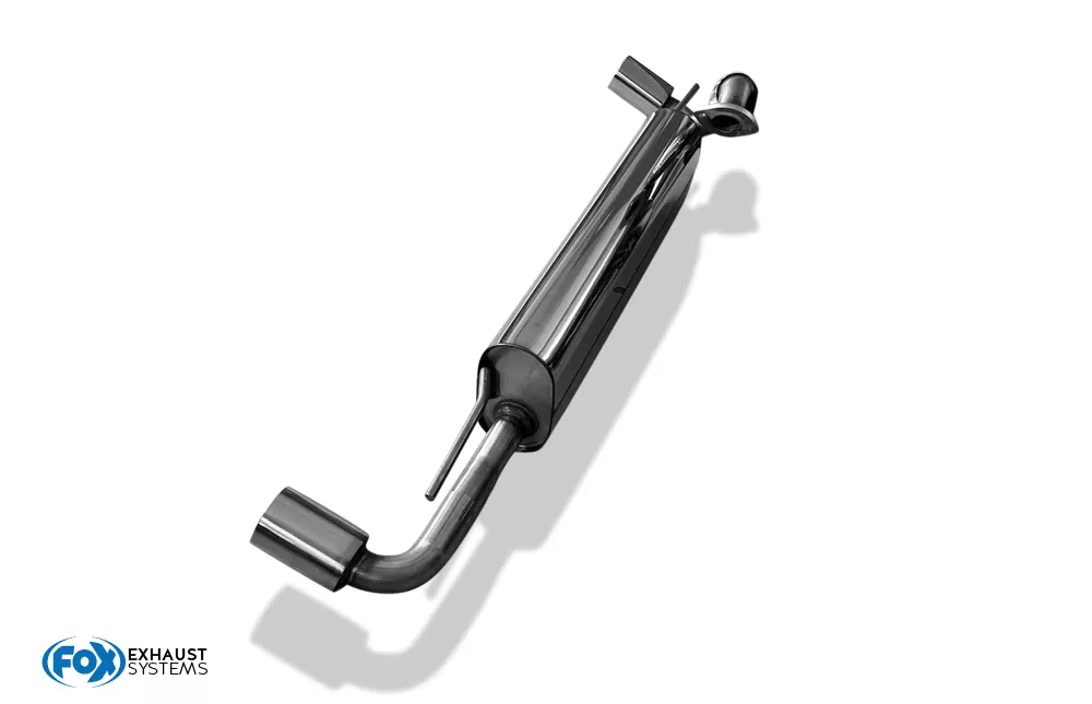 Smart Fortwo Coupe 451  Endschalldämpfer quer Ausgang rechts/links inkl. Flexstück - 1x70 Typ 24 rechts/links