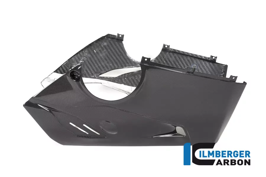 Ilmberger Carbon Verkleidungsunterteil für Akrapovic Slip On Auspuff für Ducati Panigale V4 / V4S ab 2018