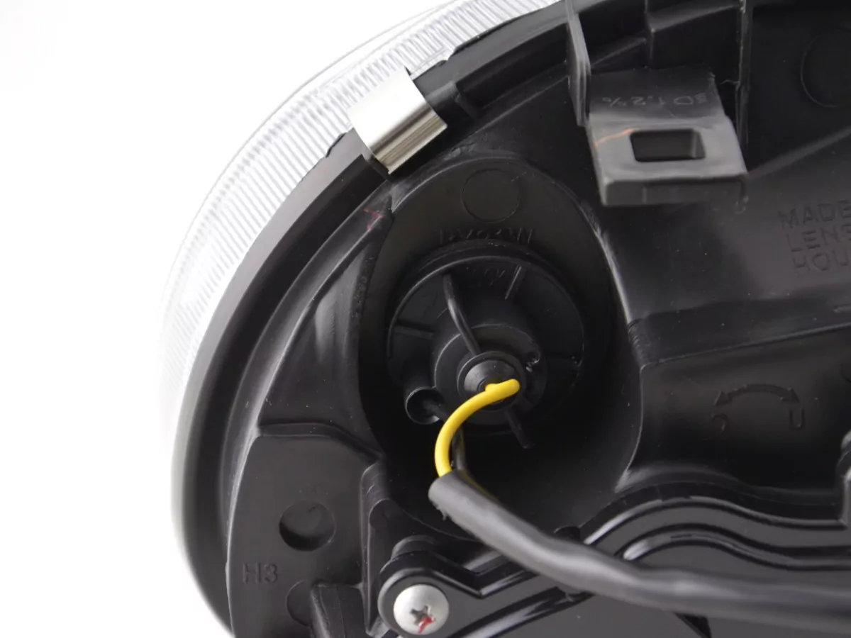 Scheinwerfer Set Daylight LED TFL-Optik VW Golf 4 Typ 1J Bj. 98-03 schwarz für Rechtslenker